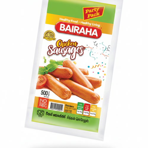Bairaha Chicken Sausages C 130G/Frozen
