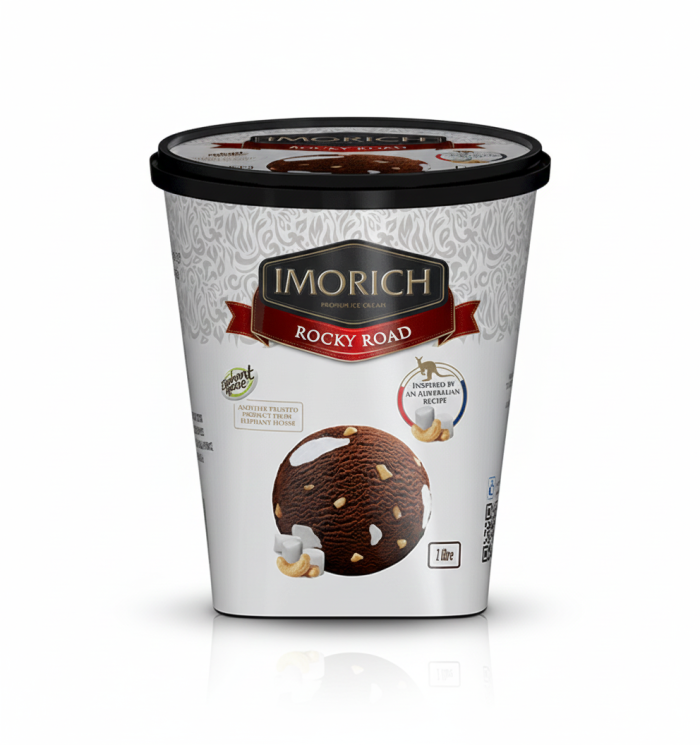 Eh Ice Cream 1L - Rocky Road/Frozen