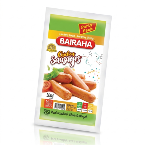 Bairaha Chicken Sausages 500G/Frozen