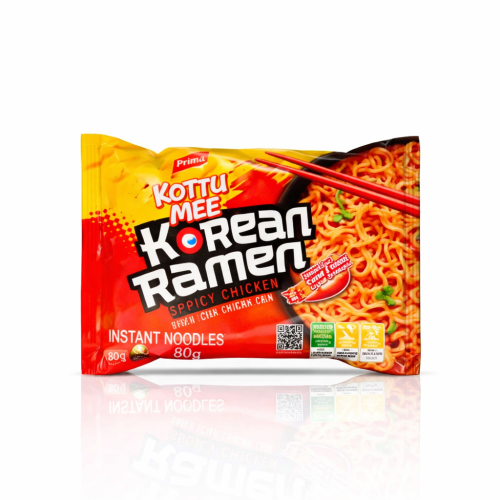 Prima Kottu Mee Kr Fiery Chicken 110G/Noodles