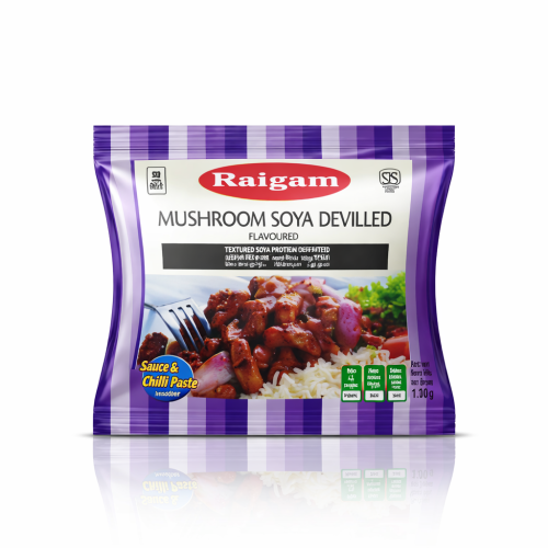 Raigam Soya 110G - Mushroom Devilled/Legume Products