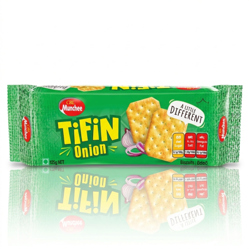 Munchee Tifin Onion 125G/Biscuits