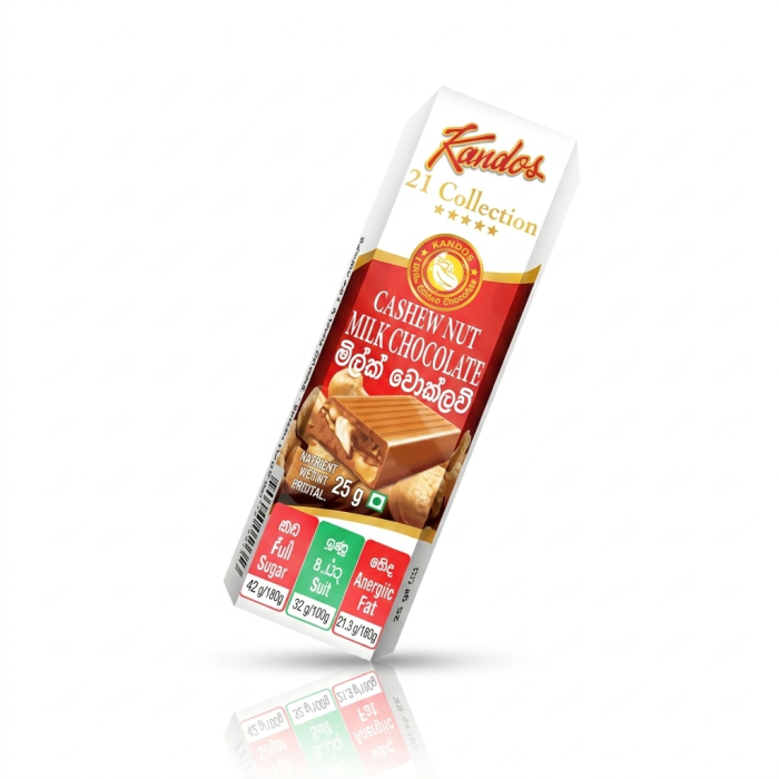 Kandos Cashew Nut Milk Chocolate 180G/Chocolate
