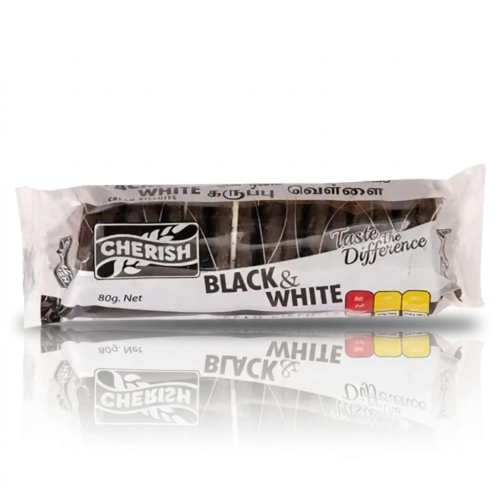 Cherish Black & White C B 80G/Biscuits