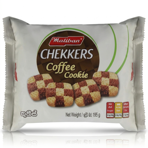 Maliban Chekkers Coffee 195G/Biscuits