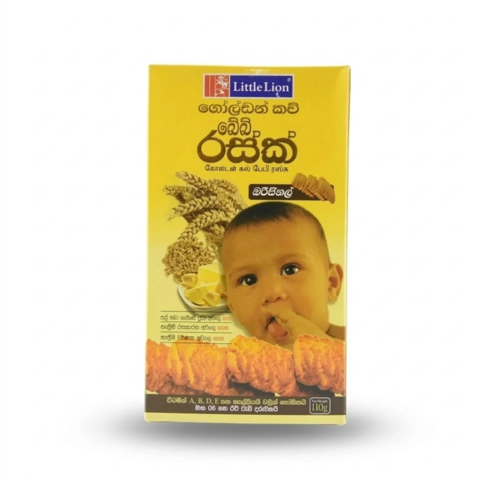Little Lion Baby Rusks Original 110G/Biscuits