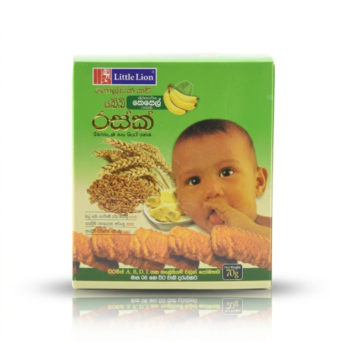 Little Lion Baby Rusks 70G - Banana/Biscuits