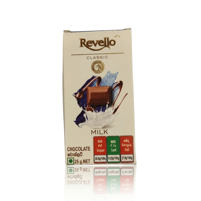 Revello Milk Chocolate 25G/Chocolate