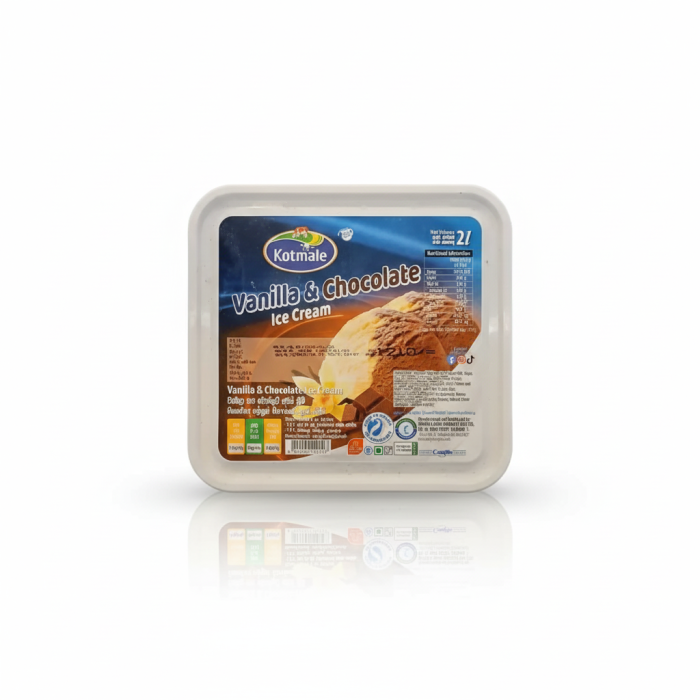 Kotmale Ice Cream 2L - Vanilla & Choco/Frozen