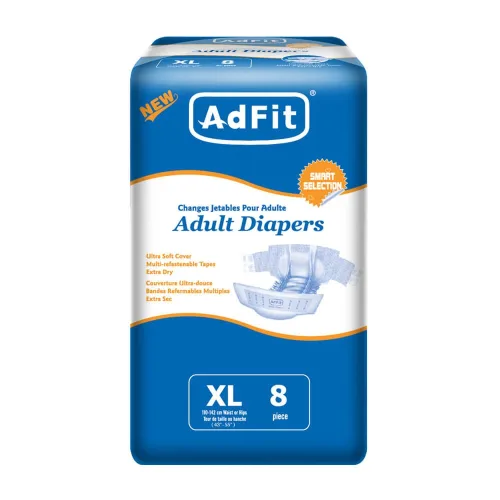 Adfit (Xl) Adult Diapers 8 Pcs/House Holding