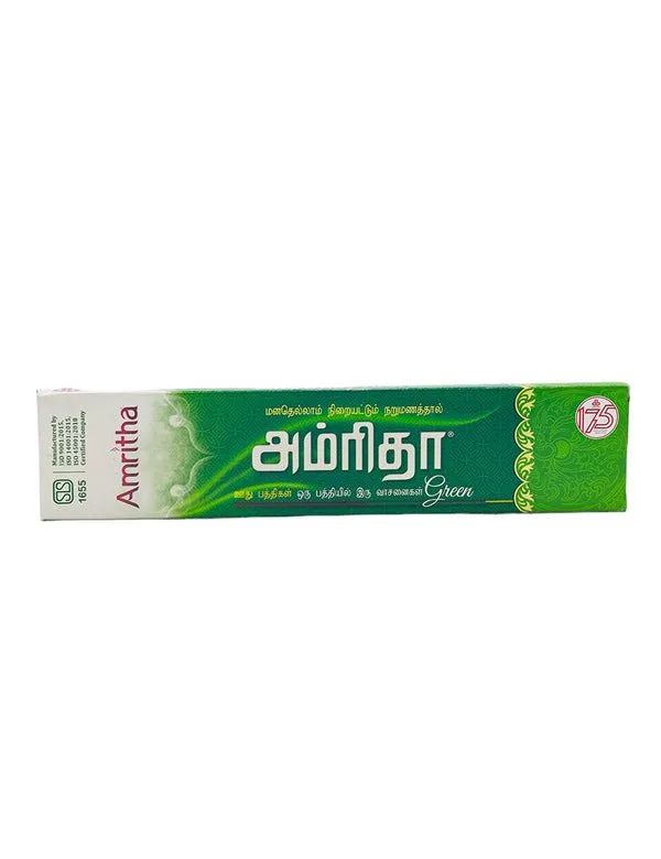 Amritha Incense Sticks - Green/Darly Butler Products
